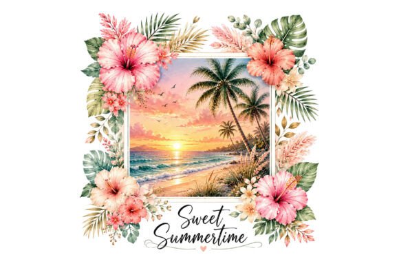 Download Sweet Summertime Tropical PNG - Summertime Collection