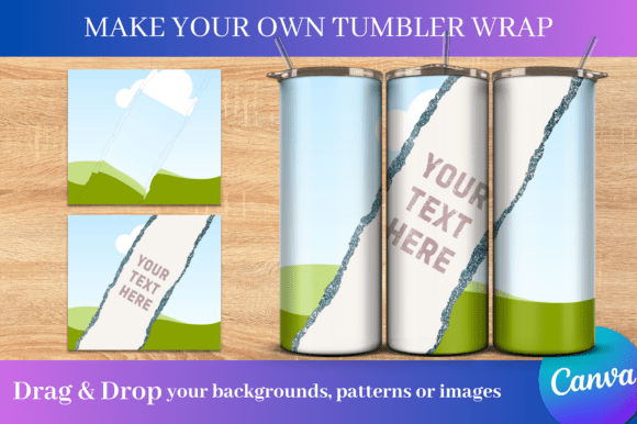 Download Make Your Own Tumbler Wrap Template 03 - Wrap Collection