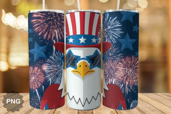 Download USA Eagle Fireworks Tumbler Wrap - Wrap Collection