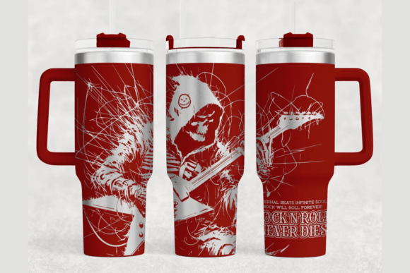 Download Skull Rock 40oz Laser Tumbler Wrap SVG - Wrap Collection