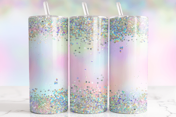 Download Iridescent Holo Glitter Tumbler Wrap - Wrap Collection