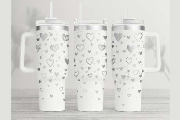 Download Shower of Heart 40oz Laser Tumbler Wrap - Wrap Collection