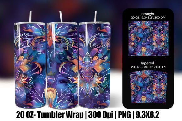 Download Digital Pattern Wrap Tumbler Design - Wrap Collection
