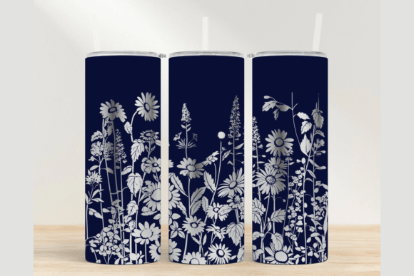 Download Wildflower 20oz Laser Tumbler Wrap SVG - Wrap Collection