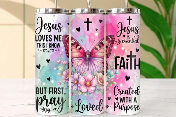 Download Christian 20oz Skinny Tumbler Wrap PNG - Wrap Collection