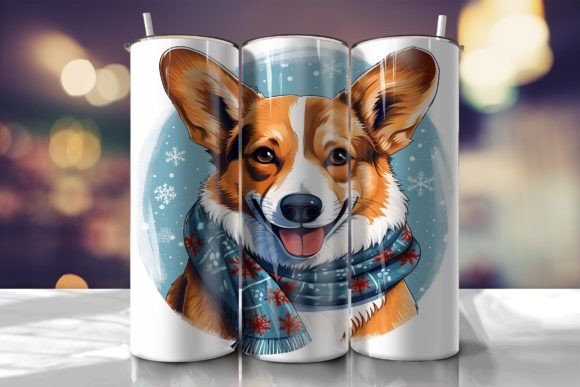 Download Corgi Dog Cartoon Tumbler Wrap - Wrap Collection