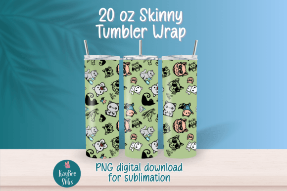 Download Cat Sublimation Tumbler Wrap PNG - Wrap Collection