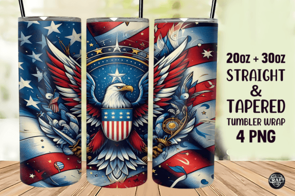 Download 4th of July Tumbler Wrap 20oz Skinny PNG - Wrap Collection