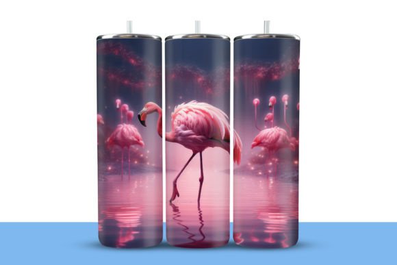 Download Pink Flamingo Tumbler Wrap - Wrap Collection