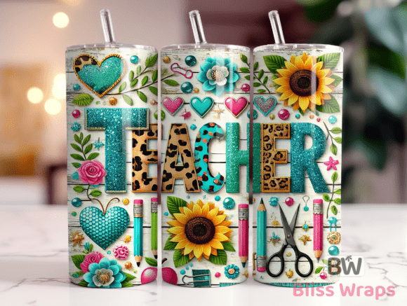 Download Teacher Tumbler Wraps Sublimation - Wrap Collection