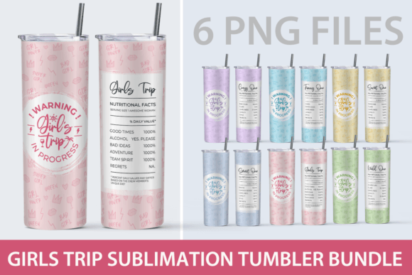 Download Girls Trip Sublimation Tumbler Wrap - Wrap Collection