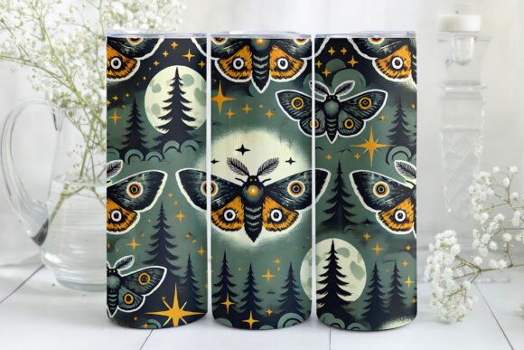 Download Moth Sublimation Tumbler Wrap - Wrap Collection