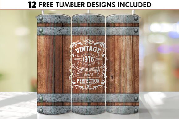Download Vintage 1976 Sublimation Tumbler Wrap - Wrap Collection
