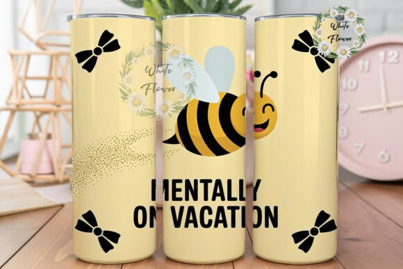 Download Mentally on Vacation Tumbler Wrap - Wrap Collection
