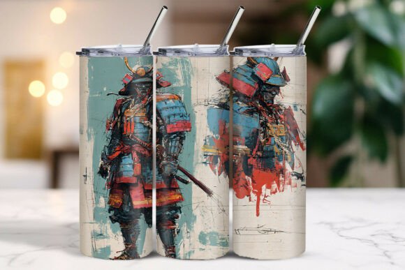 Download Samurai in Full Armor Tumbler Wrap - Wrap Collection