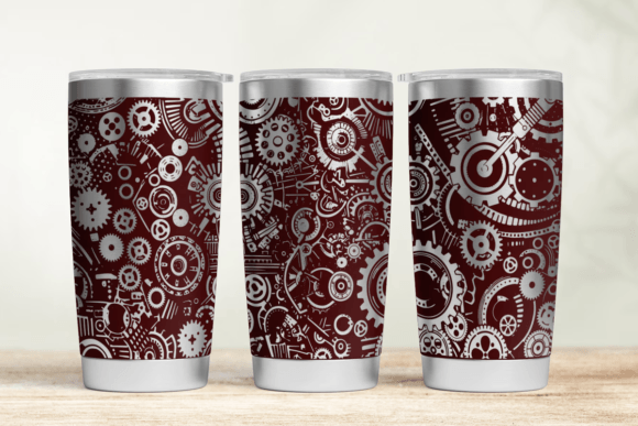 Download Gear 30oz 20oz Laser Tumbler Wrap SVG - Wrap Collection