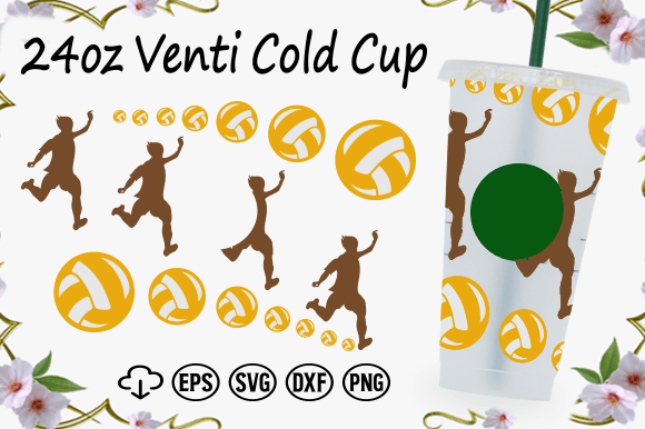 Download Football Cold Cup Full Wrap 24oz - Wrap Collection