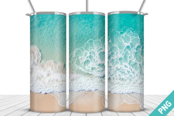 Download Tropical Sunset Beach Tumbler Wrap PNG - Wrap Collection