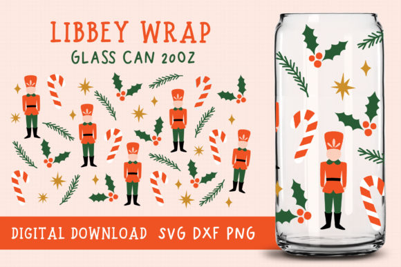 Download Full Wrap for Libbey Can 20OZ Christmas - Wrap Collection
