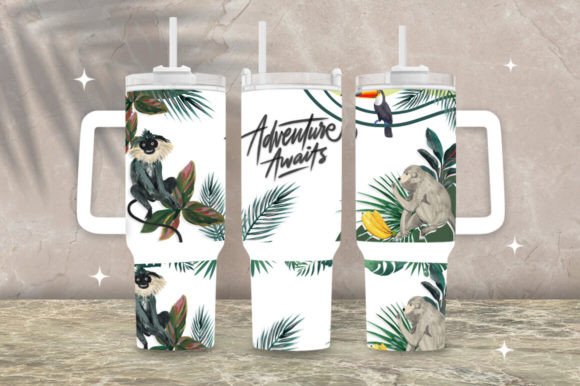 Download Stanley 40 Oz Tropical Tumbler Wrap Png - Wrap Collection
