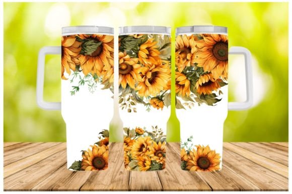 Download 40oz Quencher Tumbler Wrap Sunflowers - Wrap Collection