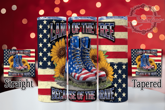 Download Land of the Free Tumbler Wrap - Wrap Collection