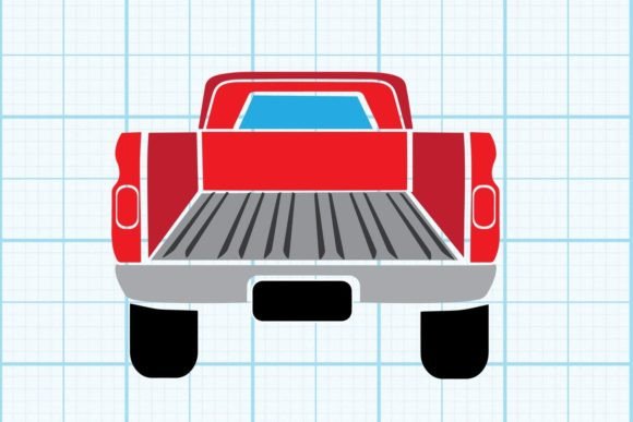 Download Vintage Red Truck Svg Vector Pack - Vintage red truck Collection