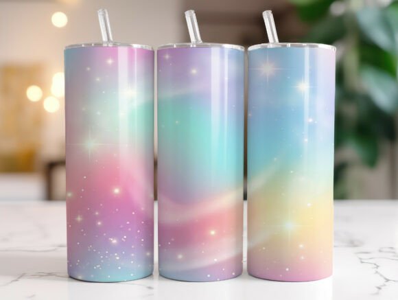Download Soft Gradient Sparkle 20oz Tumbler Wrap - Wrap Collection