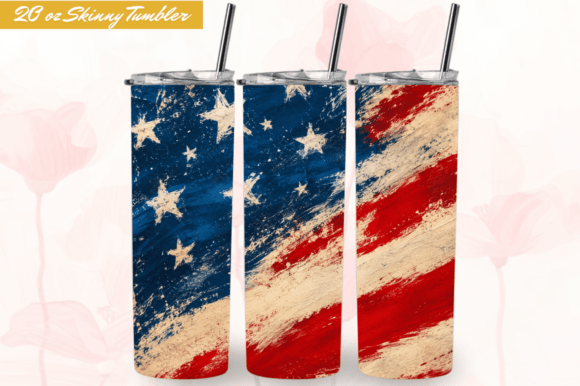 Download AMERICAN Vintage Flag 20oz Tumbler Wraps - Wrap Collection