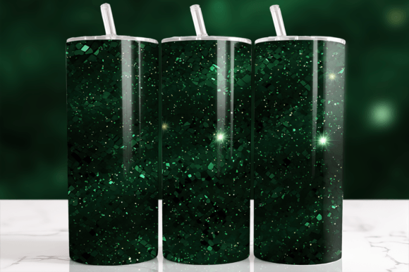 Download Dark Green Glitter Sparkle Tumbler Wrap - Wrap Collection
