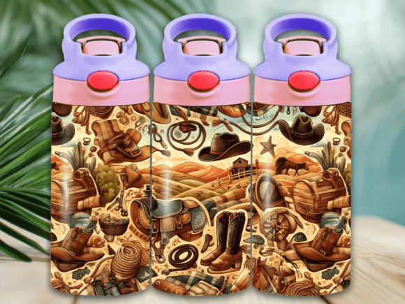 Download Rustic Western Gear Kids Tumbler Wrap - Wrap Collection
