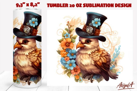 Download Bird Tumbler Sublimation Wrap / Chicken - Wrap Collection