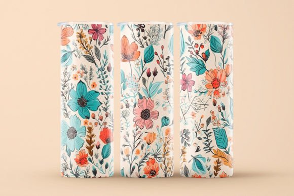 Download Boho Tumbler Design Sublimation Png Wrap - Wrap Collection