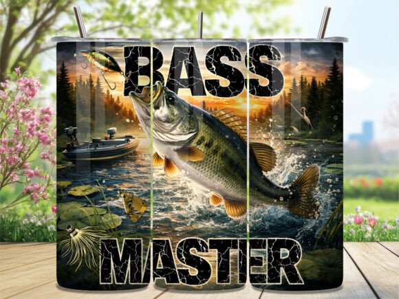 Download Bass Master Lake Fishing Tumbler Wrap - Wrap Collection