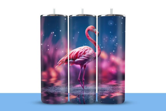 Download Pink Flamingo Tumbler Wrap - Wrap Collection
