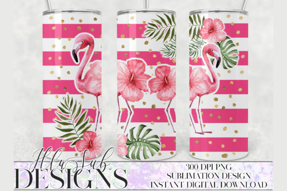 Download Pink Flamingo Tumbler Wrap Tapered - Wrap Collection