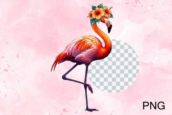 Download Summer Flamingo Illustration PNG - Flamingo illustration Collection