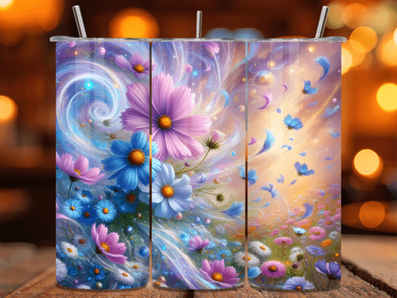 Download Psychedelic Pattern Digital Tumbler Wrap - Wrap Collection
