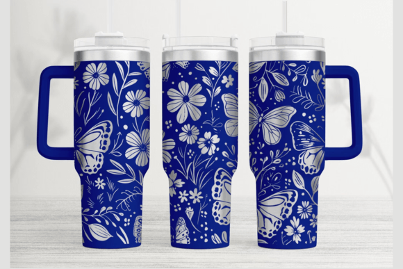 Download Butterfly 40oz Laser Tumbler Wrap SVG - Wrap Collection