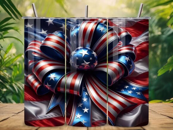 Download USA Stars and Stripes Tumbler Wraps - Wrap Collection