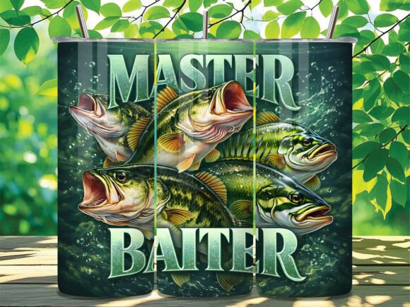 Download Master Baiter Bass Fishing Tumbler Wrap - Wrap Collection
