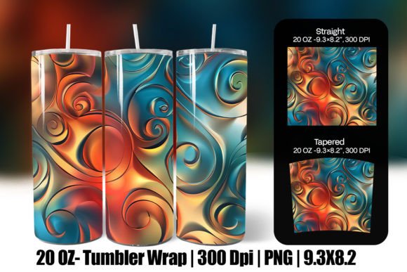 Download Digital Pattern Wrap Tumbler Design - Wrap Collection