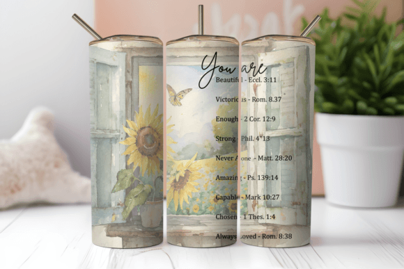 Download You Are:Beautiful 20oz Tumbler Wrap - Wrap Collection
