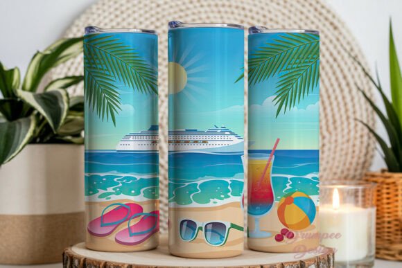 Download Tropical Cruise Vacation Tumbler Wrap - Wrap Collection